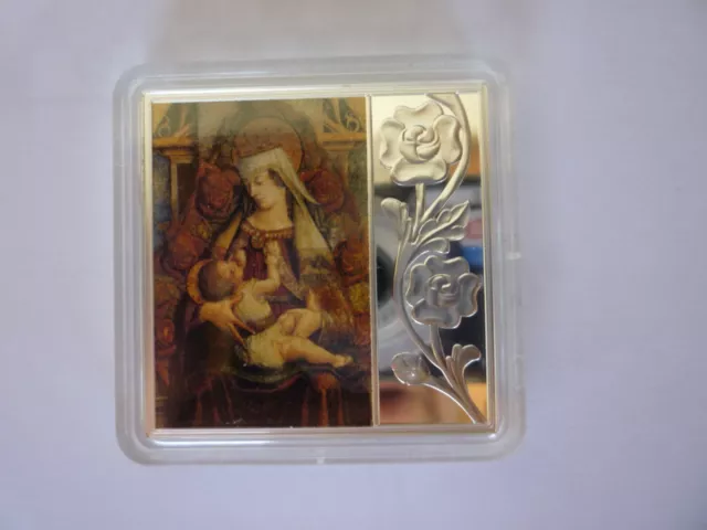 500 Franchi  2017 argento 999" MADONNA IN TRONO" Carlo Crivelli CAMEROUN