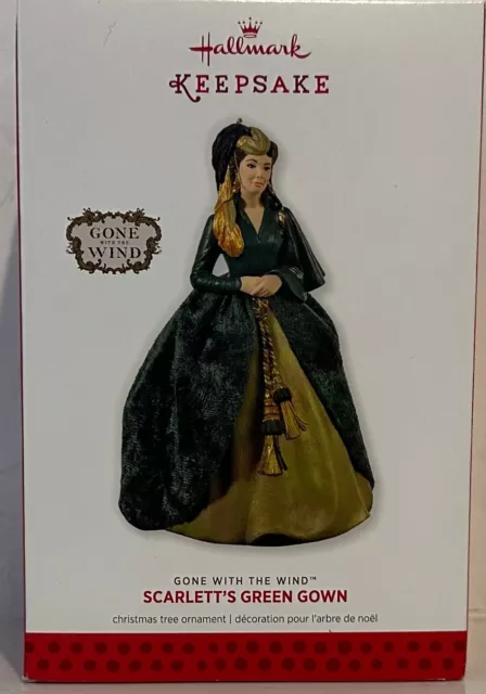 Hallmark Keepsake Ornament Gone With The Wind Scarlett's Green Gown Used