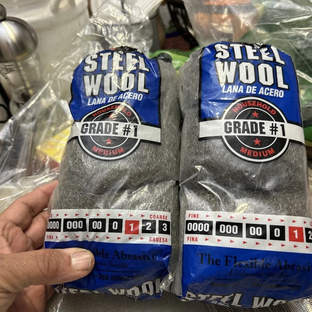 2 Rhodes American 10121111 1 Grade Medium Steel Wool Pad 8-3/4 L in. (Pack of 6)