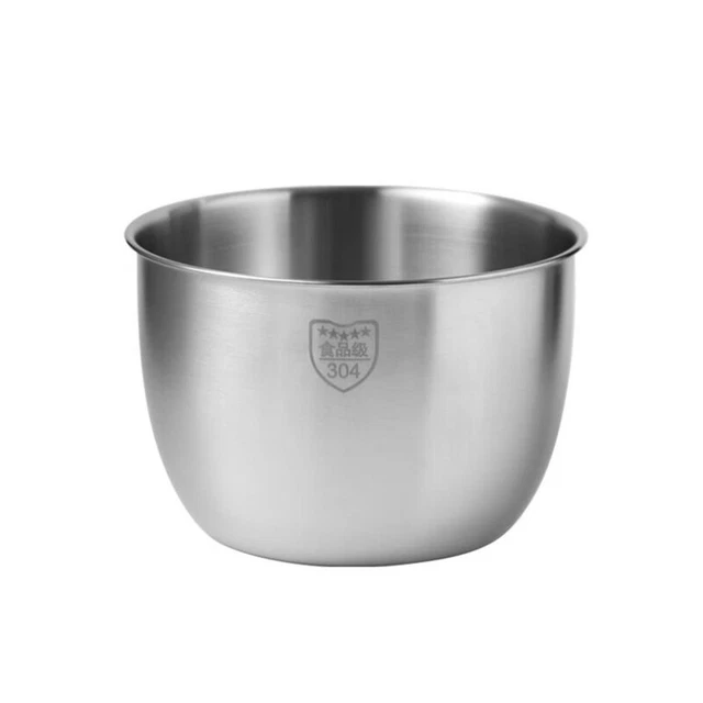 Ciotola di miscelazione cucina in acciaio inox 304 design profondo cottura torta bre A4M1