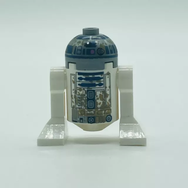 Lego Minifigure R2-D2, Dirt Stains on Front and Back sw1200 Star Wars