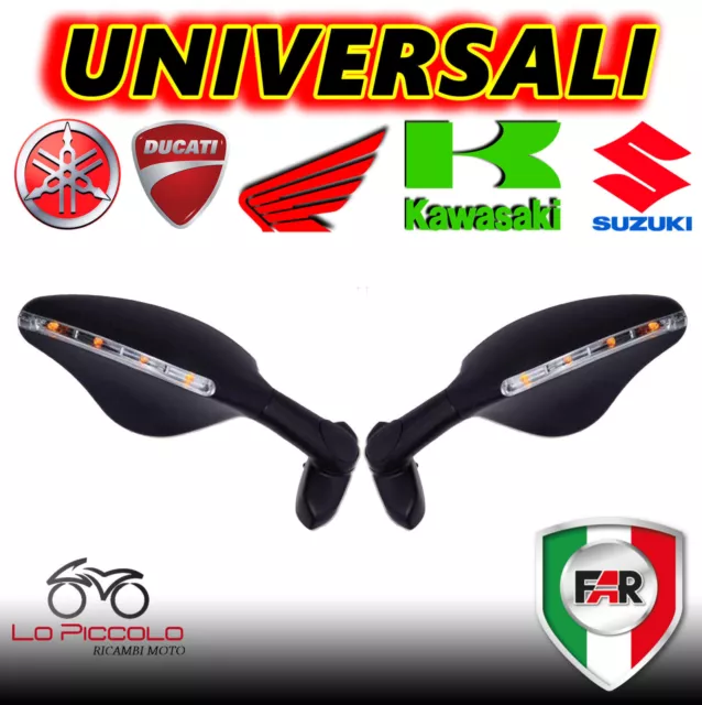 Miroirs Avec Clignotants Fairing Moto Kawasaki Ducati Mv