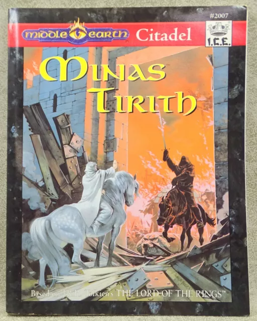 Minas Tirith Cities of Middle Earth ICE MERP #8301 1st Ed. 1988 w