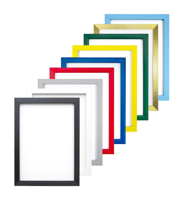 Colour R Frames RAINBOW COLOUR RANGE Picture Frame Photo Frame Poster Frame Decor Red ...