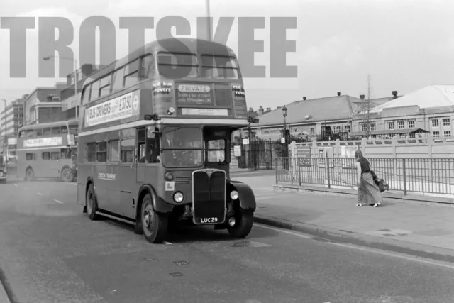 35mm Negative London Transport AEC Regent III Weymann RT1943 LUC29 1973