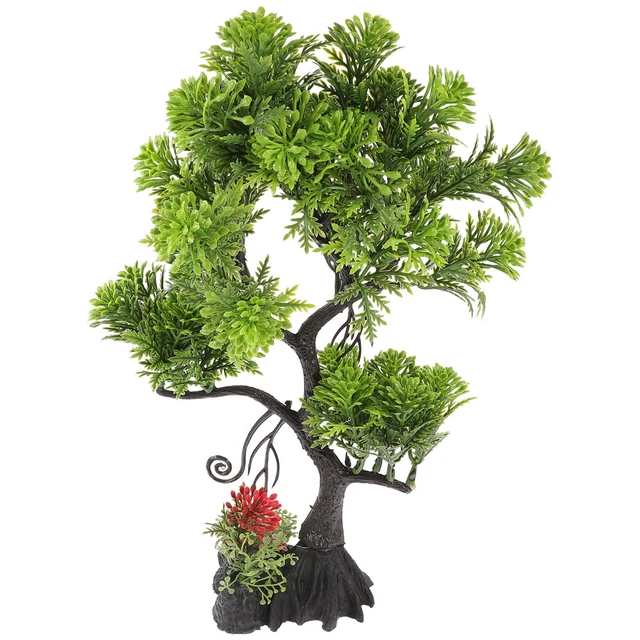 Acuario Árbol Modelo Acuario Árbol Decoración Árbol Artificial Decoración para Acuario