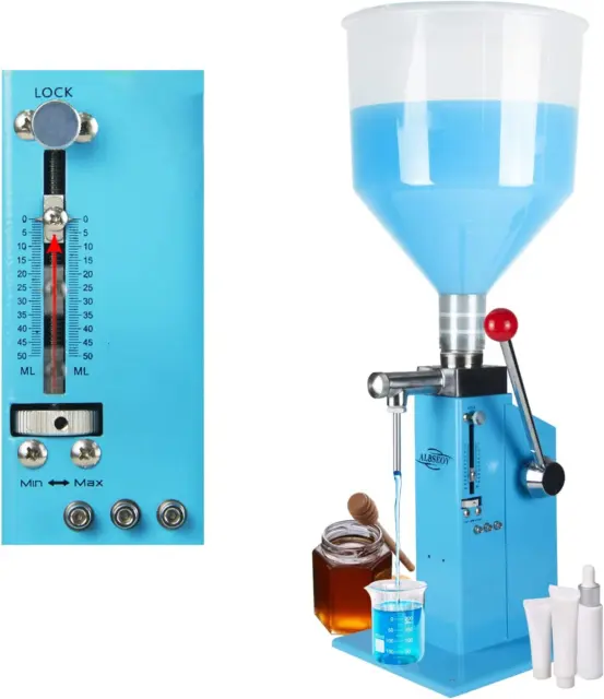 Manual Paste Liquid Filling Machine,5-50Ml Filling Machine,Adjustable Bottle Fil
