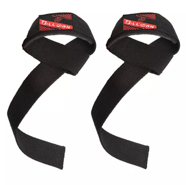 Neoprene Padded Weight Lifting Gym Training Hand Bar Straps Support Wrist Wraps