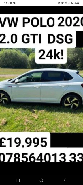 2020 Volkswagen Polo 2.0 TSI GTI+ DSG Euro 6 (s/s) 5dr HATCHBACK Petrol Automati