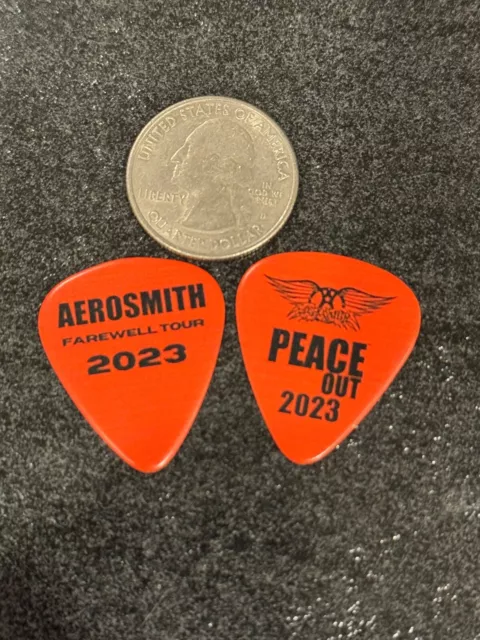 Aerosmith - Collectible Guitar Pick Peace Out Tour 2023