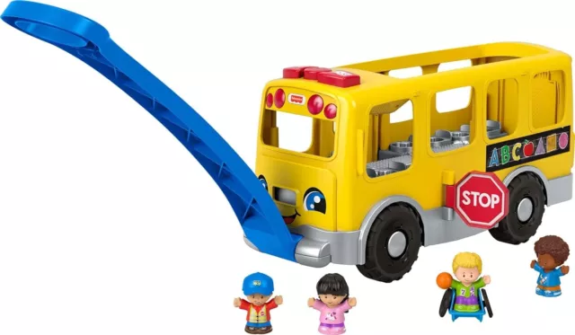 Little People GLT75 Fisher-Price Big Yellow School Bus, Multicolor