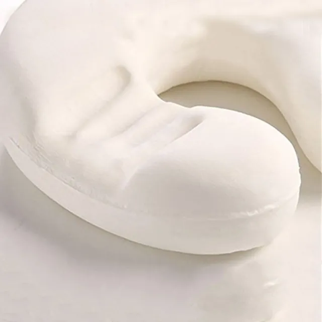 Navy Memory Foam Therapeutic Comfort U-shaped Travel Neck Pillow Support Cushion 7