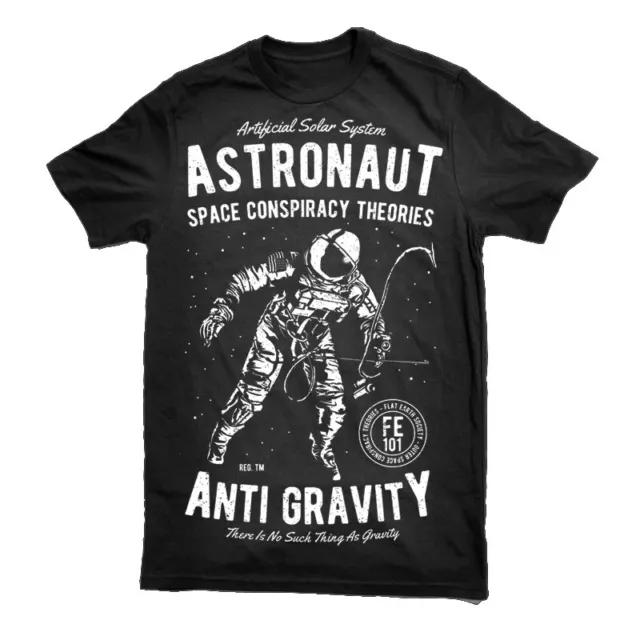T-Shirt Logo Spaziale Nasa Geek Uomo Stampa Astronauta Trendy Soviet S-3XL