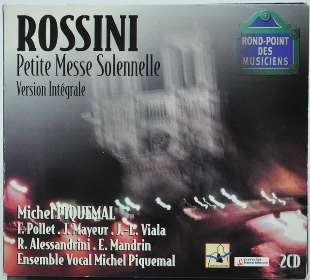 Rossini - Petite Messe Solennelle - Version Intergrale Digipak CD