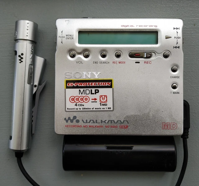 SONY ソニー MDウォークマン MDレコーダー MZ-R900 動作確認済 ソニー