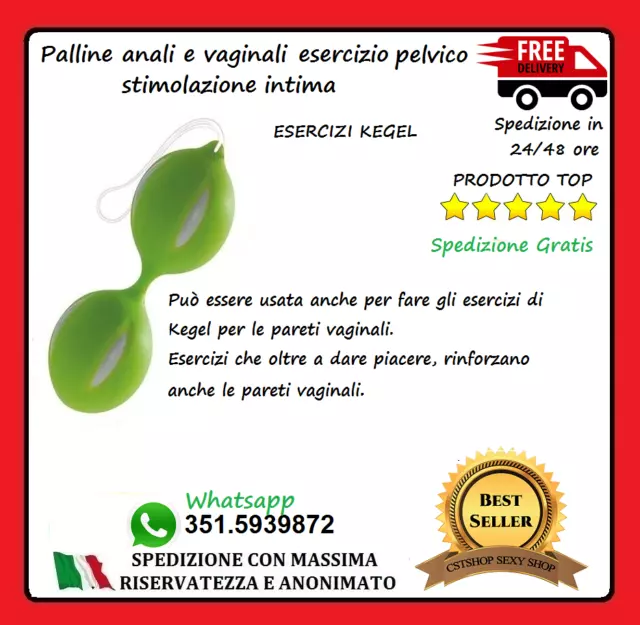 TOP Palline Ovetti Vaginali anali Sfere Stimolanti Geisha Kegel perdite urinarie