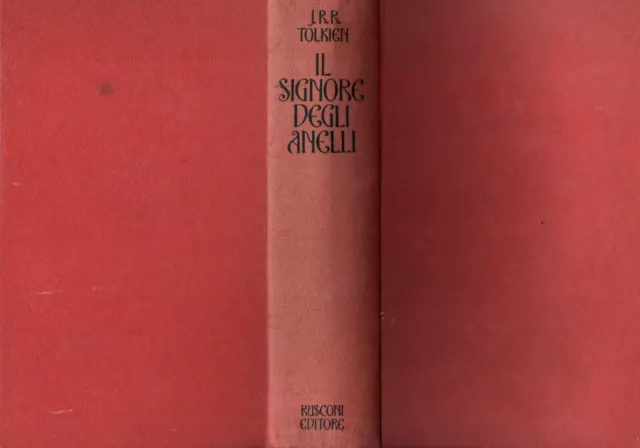 IL SIGNORE DEGLI ANELLI - JRR TOLKIEN - RUSCONI - 1974 - Trilogia - RARO