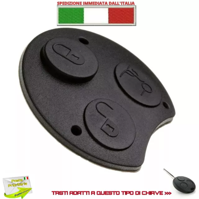 Tasti Pulsanti Chiave Telecomando Smart Fortwo 450  Coupe Tastini Telecomando
