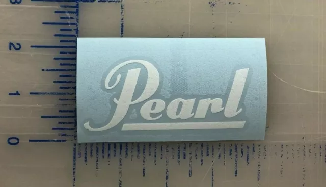 Pearl Drum Decal 3.5" 4.5" 5.5" Window Bumper Laptop Cup Car Drums FREE SHIPPING