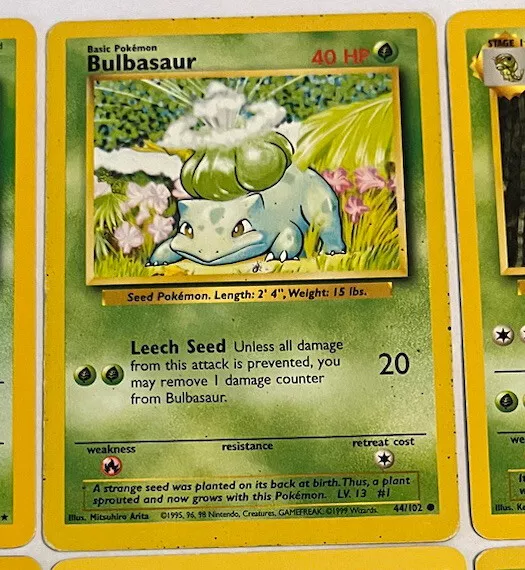 Bulbasaur 44/102 Pokemon 40 Ps, Antiguidades e Colecções, à venda, Lisboa