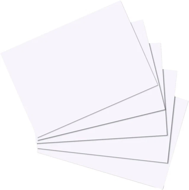 herlitz Karteikarte A5 weiß blanko 100 Stück NEU OVP