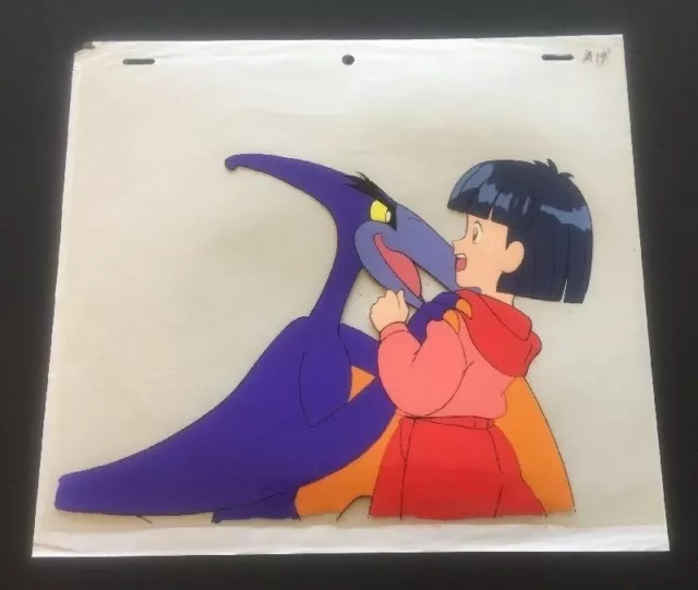 Densetsu No Yuusha Da Garn anime cel A1 w/ Genga ~ Ray Rohr Artifacts