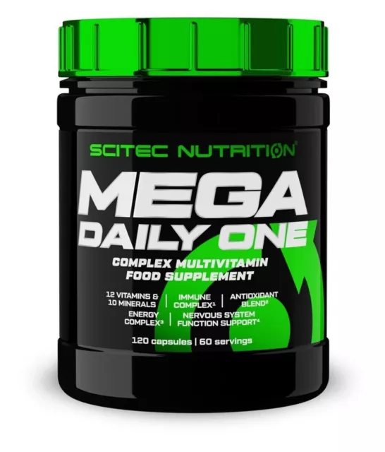 (EUR 10,93/100g) Scitec Nutrition - Mega Daily One , 120 Kapseln - Vitamine