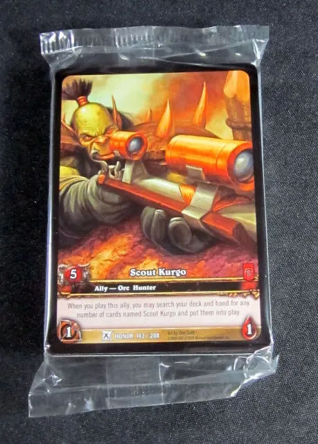 (32) World of Warcraft WoW TCG Scout Kurgo Fields of Honor Promo - Ally Common