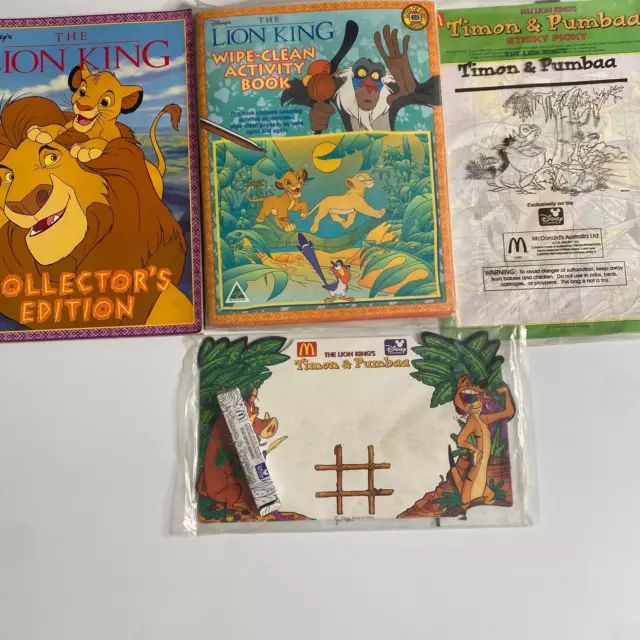 McDonalds　Book　Collectors　$28.00　PicClick　King　Activity　Kids　DISNEY　Edition,　Books,　THE　LION　AU