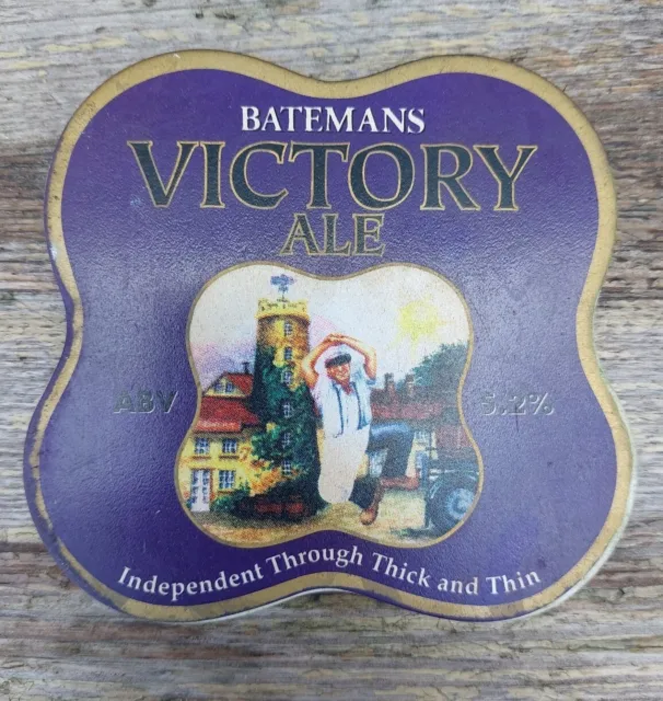 Beer Tap Pull Label Bateman's Victory Ale Coaster