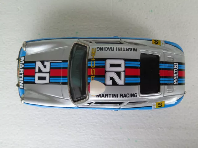 Blechspielzeug Blechauto Martini Racing Porsche 911 912 Oldtimer TPS Überschlag