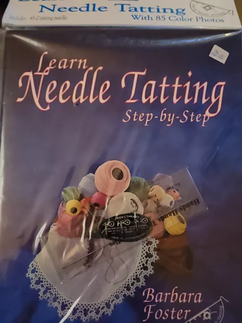 APRENDER TATTING PASO A PASO libro de instrucciones Barbara Foster 2008 Nuevo PB1