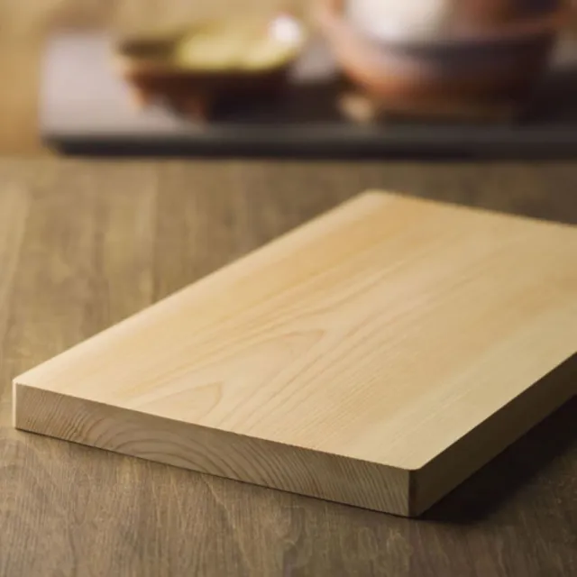 HINOKI  Japanese cypress Wooden Cutting Board Single Plate L.16.5" 42cm