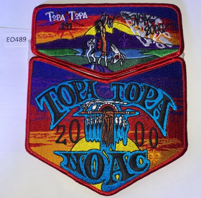 Boy Scout OA 291 Topa Topa Lodge 2000 NOAC Flap Set