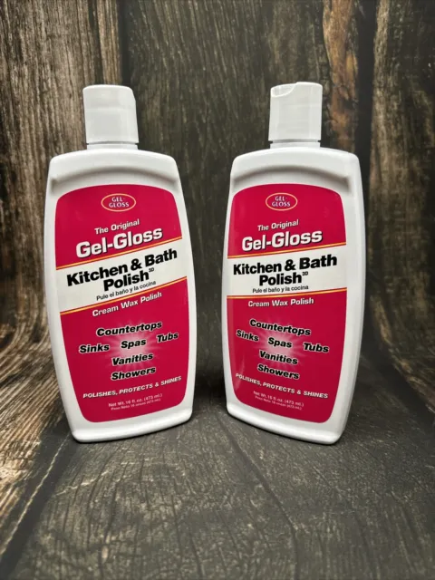 Gel-Gloss Original Kitchen & Bath Cleaner & Polish - 16 oz