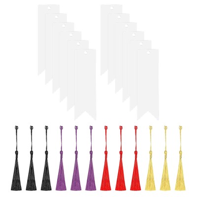 15 PZ SEGNALIBRI Nappa Acrilico Studente Vuoti A Sublimazione EUR 8,08 - Foto 9