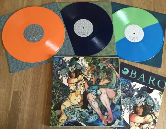 BARONESS - Blue Record *3LP* LIMITED DELUXE VINYL Roadburn Isis Neurosis Mogwai