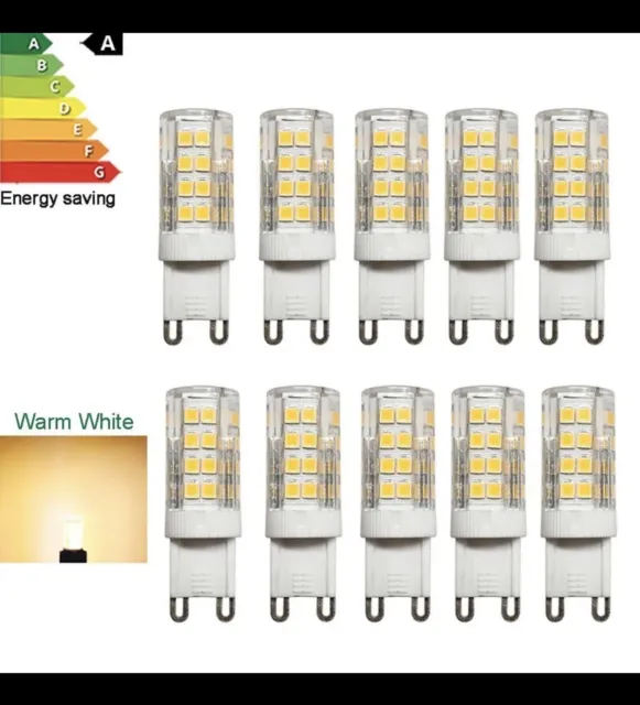10x G9 LED Birne 8W Warmweißes Licht SMD 2835 Ersetzen Halogenkapsel 230V Lampe