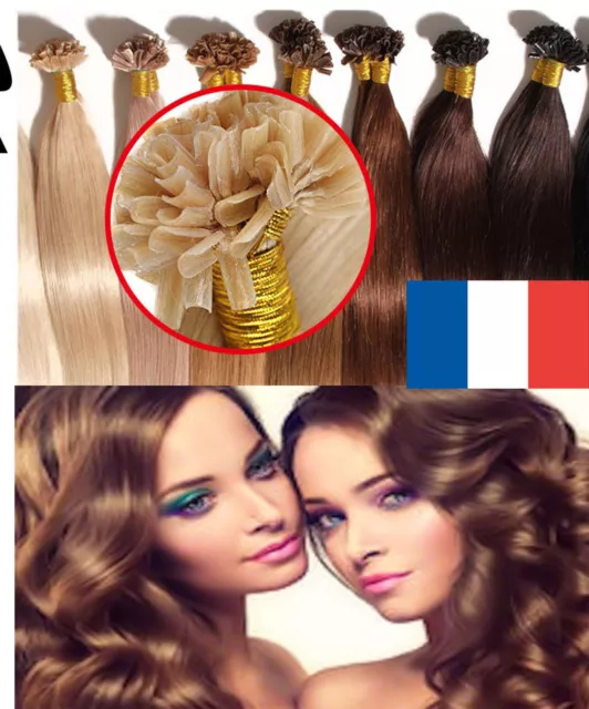 1G LA POSTE EXTENSIONS A CHAUD A KERATINE 100% NATURELS HAIR PREMIER Prix