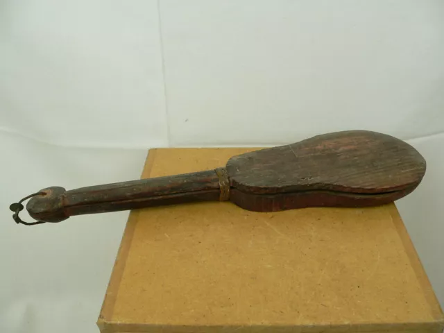 Alte original chinesische Opiumwaage mit Gewicht im Holzetui aus 18. Jahrhundert