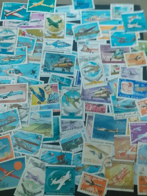 Stamps World Themed Aircraft Lots 85 Stamps