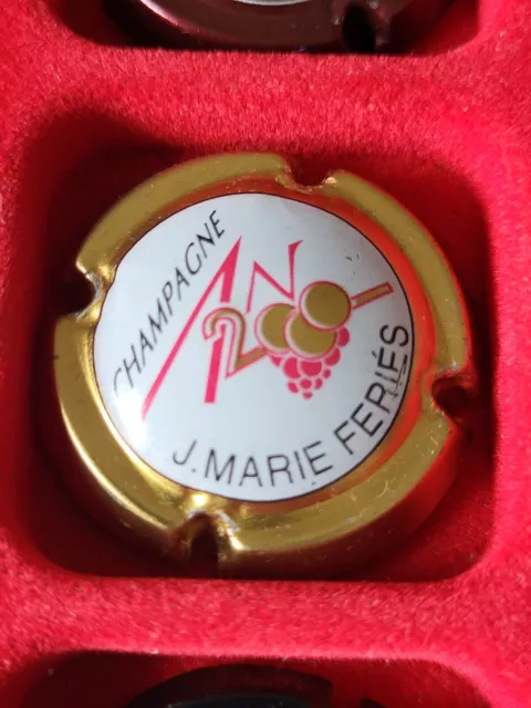 Capsule De Champagne Generique An 2000 Personnaliser J.marie Feriés Rare