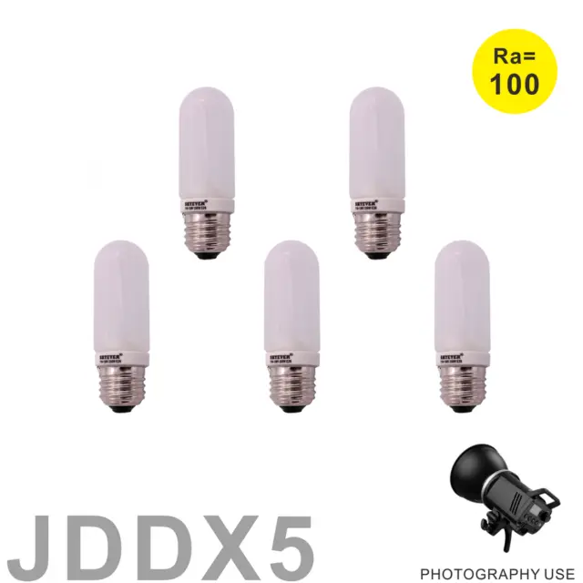 5 PCS Halogen JDD Photo Studio Strobe flash Modeling Light bulb 220V 250W Lamp