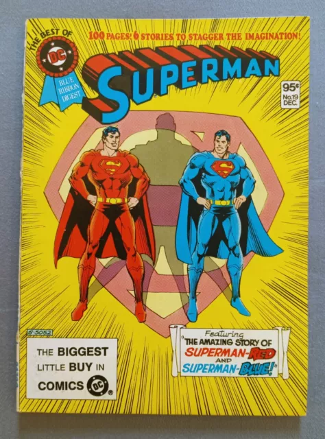 Best Of Dc Blue Ribbon Digest #19, Superman, Fn, Bronze Age, 1981