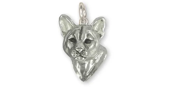 Cougar Jewelry Sterling Silver Handmade Mountain Lion Charm  COU3H-C