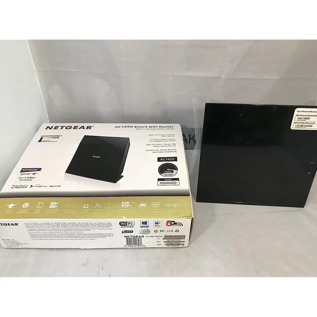 NETGEAR AC1450 Dual Band Gigabit Smart WiFi Router