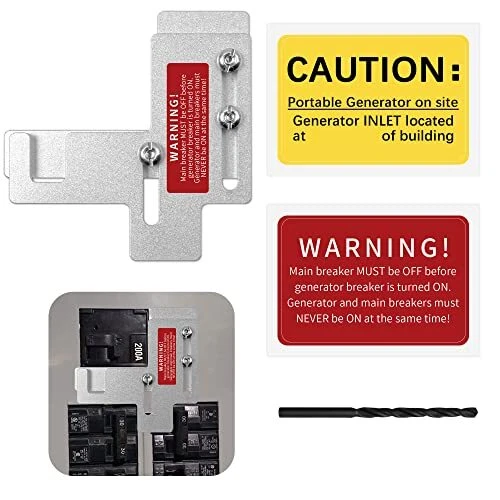 Generator Interlock Kit Compatible with Murray or Siemens 150 or 200 amp Pane...