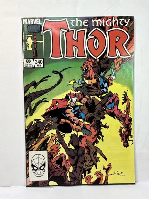 The Mighty Thor Comic Book #340 Marvel Comics 1984 NM 9.4 Beta Ray Bill