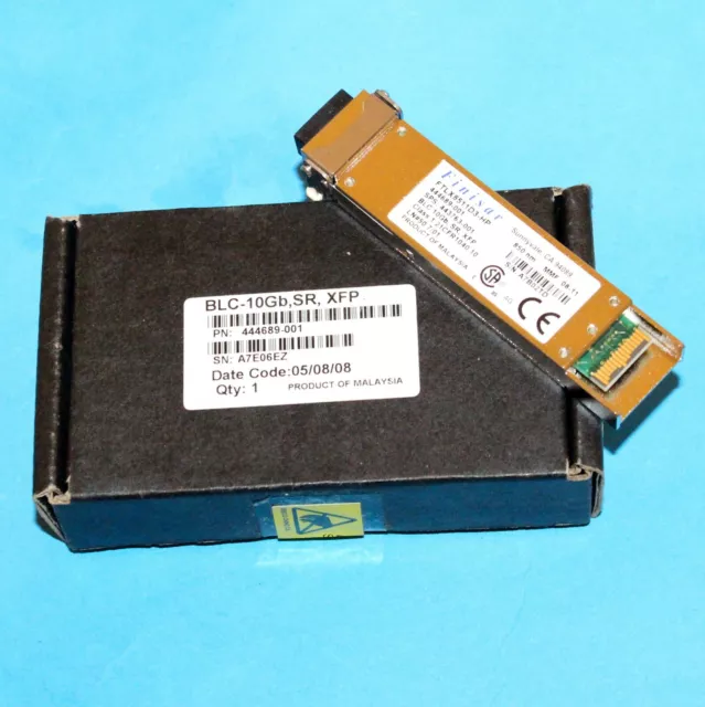 HP Finisar FTLX8511D3-HP 443763-001 BLC-10Gb,SR,XFP 850nm Transceiver 444689-001