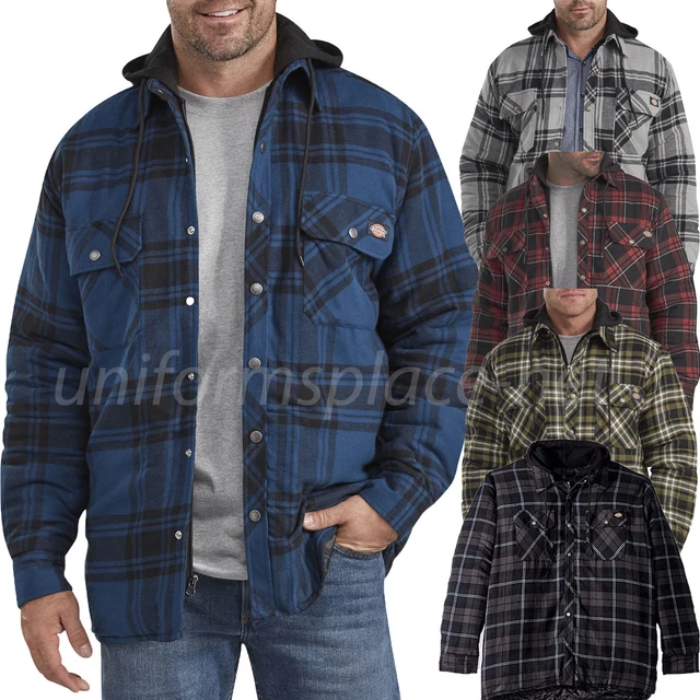 Relaxed fit icon hooded quilted flannel shirt jacket new arrivals